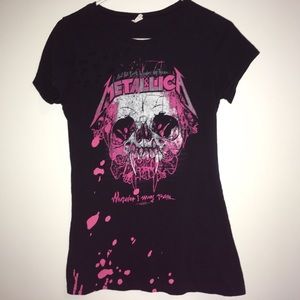 Distressed Metallica shirt